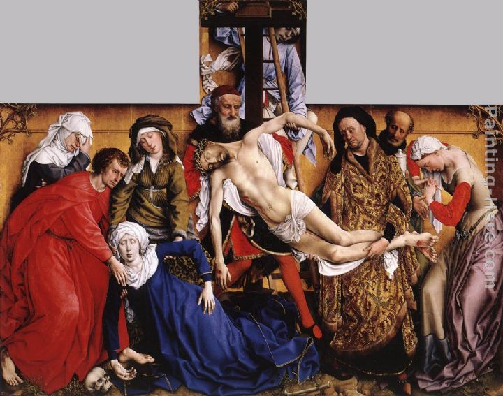 Deposition painting - Rogier van der Weyden Deposition art painting